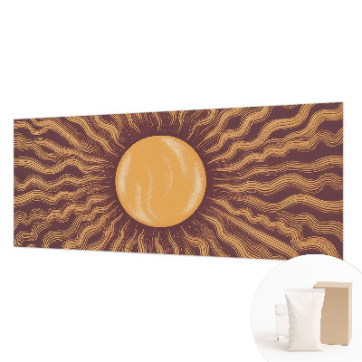 Motivtapete mit Sonnenstrahlenmotiv