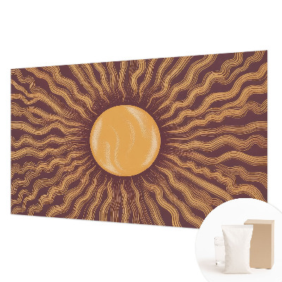 Motivtapete mit Sonnenstrahlenmotiv