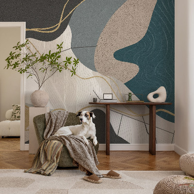 Fototapete fürs Wohnzimmer Abstrakte Formen