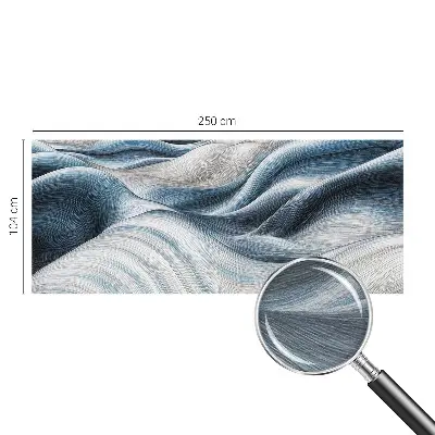 Wand-Fototapete mit Motiv sanfter Wellen