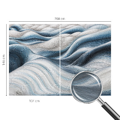 Wand-Fototapete Sanfte Wellen