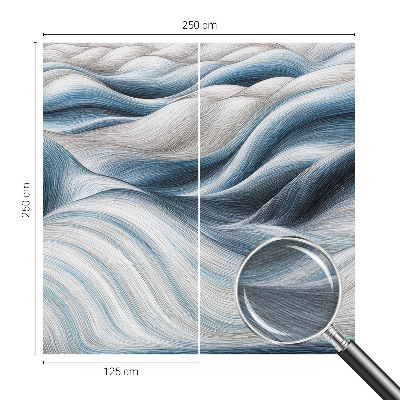 Wand-Fototapete Sanfte Wellen