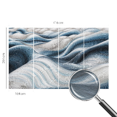 Wand-Fototapete Sanfte Wellen