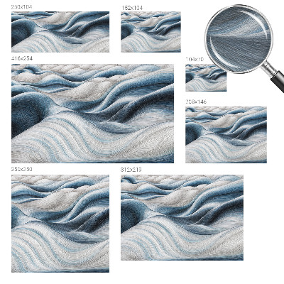 Wand-Fototapete Sanfte Wellen