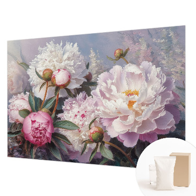 Dekorative Wand-Fototapete Pfingstrosenstrauß