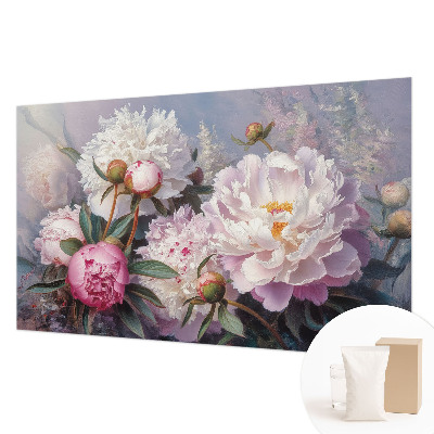 Dekorative Wand-Fototapete Pfingstrosenstrauß