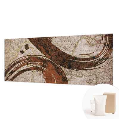 Wandtapete Künstlerische Karte