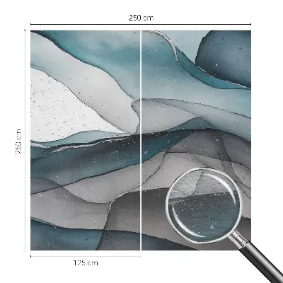 Vlies-Fototapete mit bunten Wellen als Motiv