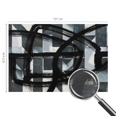 Vlies-Fototapete fürs Wohnzimmer Ausdrucksstarke Geometrie