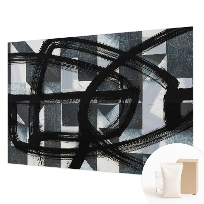 Vlies-Fototapete fürs Wohnzimmer Ausdrucksstarke Geometrie