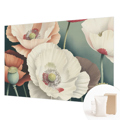 Vlies-Fototapete fürs Kinderzimmer mit floralem Motiv