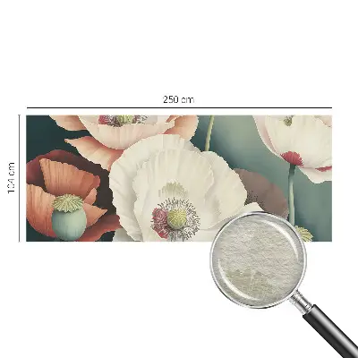 Vlies-Fototapete fürs Kinderzimmer mit floralem Motiv
