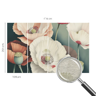 Vlies-Fototapete fürs Kinderzimmer Blumenschönheit