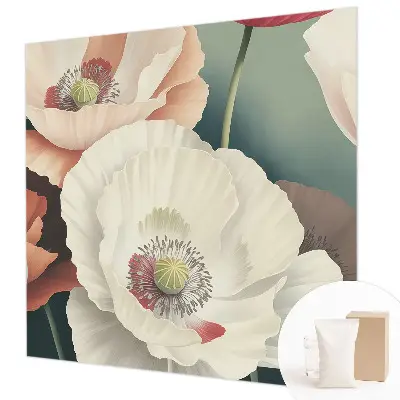 Vlies-Fototapete fürs Kinderzimmer mit floralem Motiv