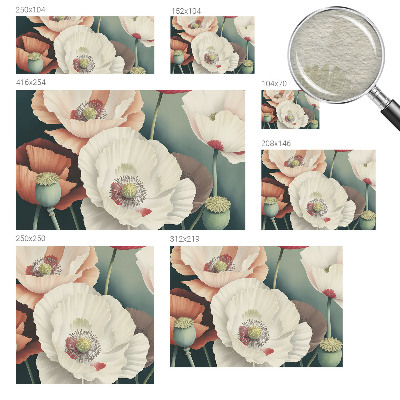 Vlies-Fototapete fürs Kinderzimmer Blumenschönheit