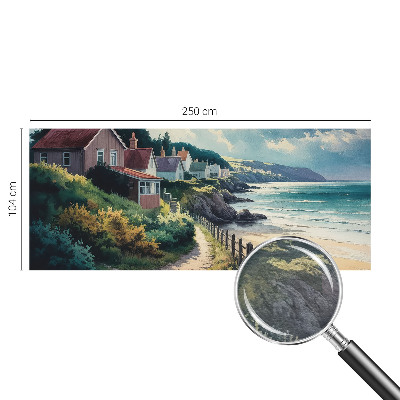 Bedruckte Vlies-Fototapete Klippenhäuser