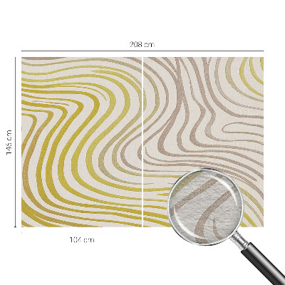 Vliestapete fürs Schlafzimmer Flüssige Eleganz