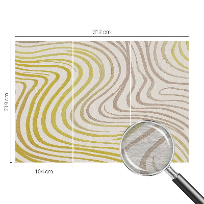 Vliestapete fürs Schlafzimmer Flüssige Eleganz