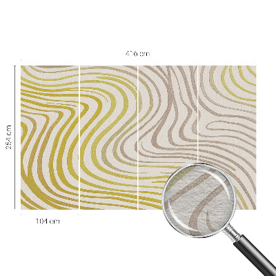 Vliestapete fürs Schlafzimmer Flüssige Eleganz