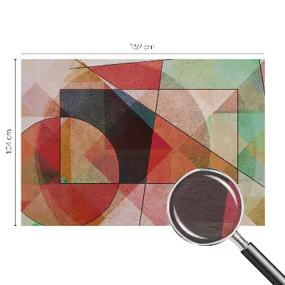 Bildtapete mit geometrischer abstrakter Gestaltung