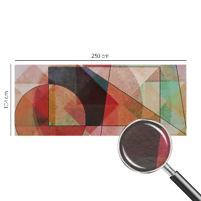 Bildtapete mit geometrischer abstrakter Gestaltung
