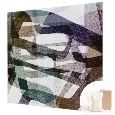 Dekorative Wand-Fototapete Bunte Schleifen