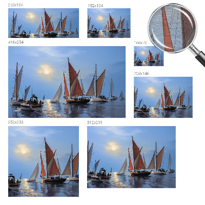 Wand-Fototapete mit Motiv „Segelabenteuer“