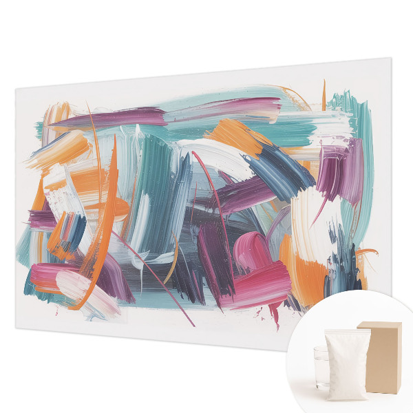 Fototapete fürs Schlafzimmer Energetische Striche