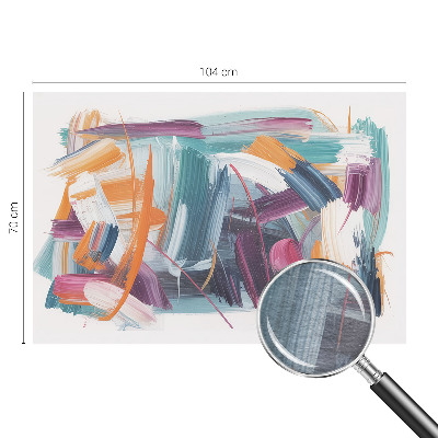 Fototapete fürs Schlafzimmer Energetische Striche