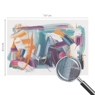 Fototapete fürs Schlafzimmer Energetische Striche