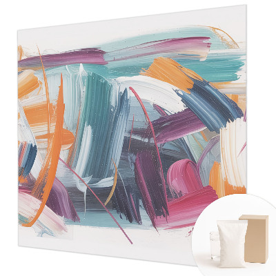 Fototapete fürs Schlafzimmer Energetische Striche