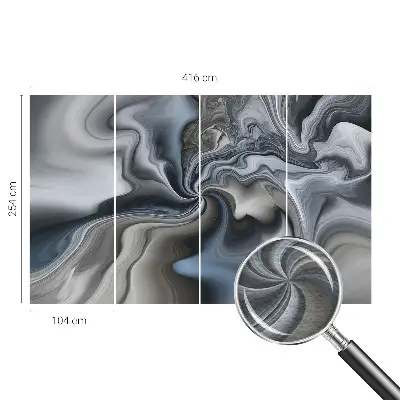 Vlies-Fototapete mit wirbelnden Wolken