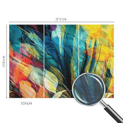 Vlies-Fototapete nach Maß Abstrakte Blätter