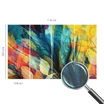 Vlies-Fototapete nach Maß Abstrakte Blätter