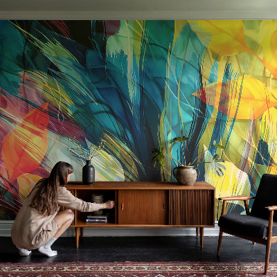 Vlies-Fototapete nach Maß Abstrakte Blätter