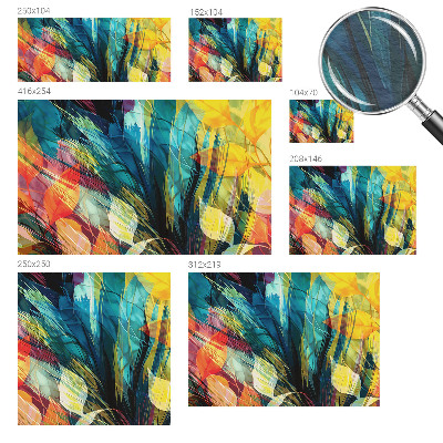 Vlies-Fototapete nach Maß Abstrakte Blätter