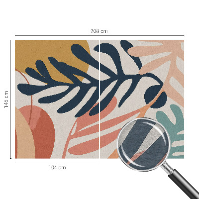 Fototapete aus Vlies Blattmuster