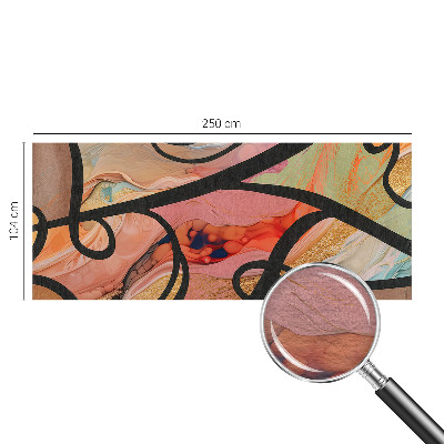 Fototapete fürs Kinderzimmer Farbenfrohe Bewegung