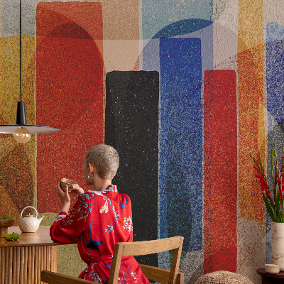 Motivtapete aus Vlies Geometrische Formen