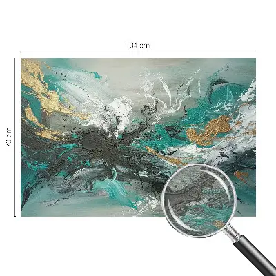 Vlies-Fototapete fürs Wohnzimmer mit einem künstlerischen Wirbel als Motiv