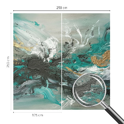 Vlies-Fototapete fürs Wohnzimmer Künstlerischer Wirbel