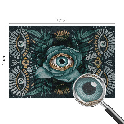 Vliestapete fürs Wohnzimmer Blütenauge