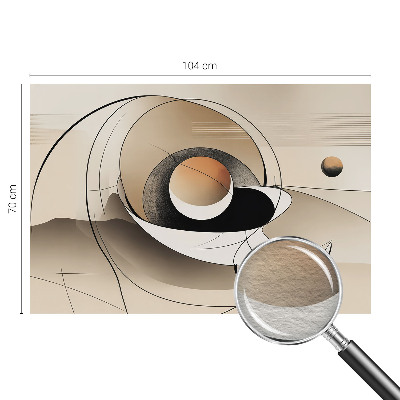 Vlies-Fototapete fürs Schlafzimmer Harmonische Abstraktion