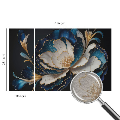 Fototapete nach Maß Blumenmuster