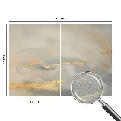 Dekorative Wand-Fototapete mit sanften Streifen