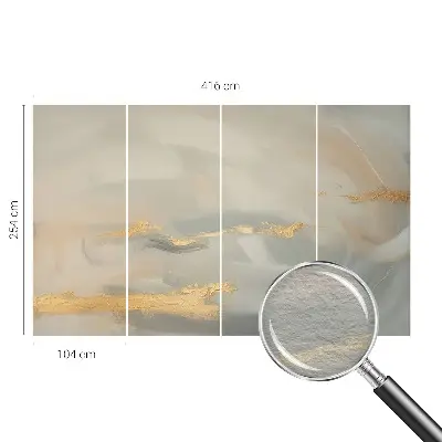 Dekorative Wand-Fototapete mit sanften Streifen