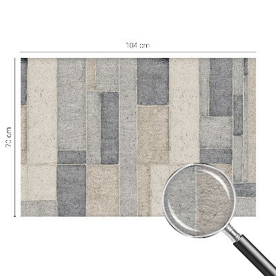 Fototapete mit geometrischem Mosaikmotiv