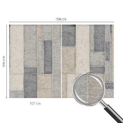 Fototapete mit geometrischem Mosaikmotiv