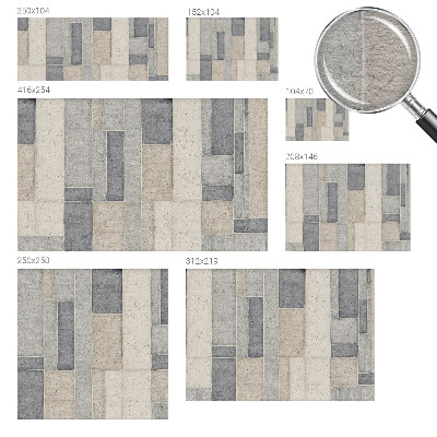 Fototapete Geometrisches Mosaik