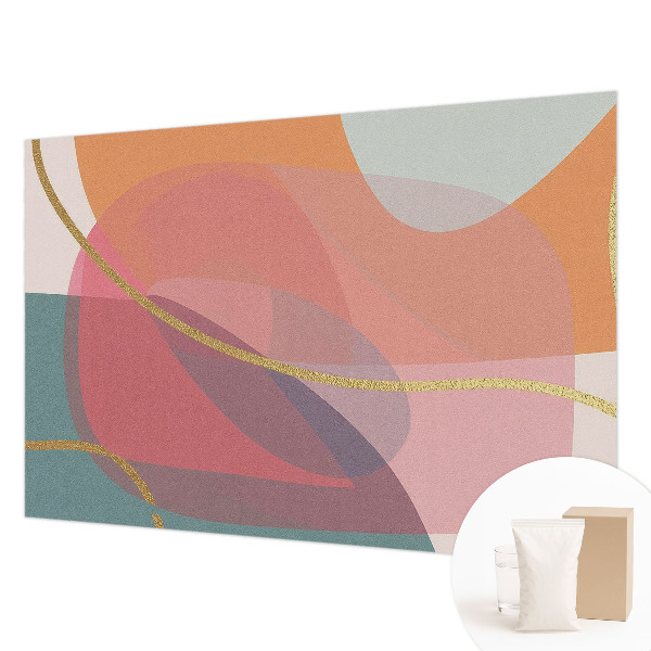 Wandtapete Bunte Formen